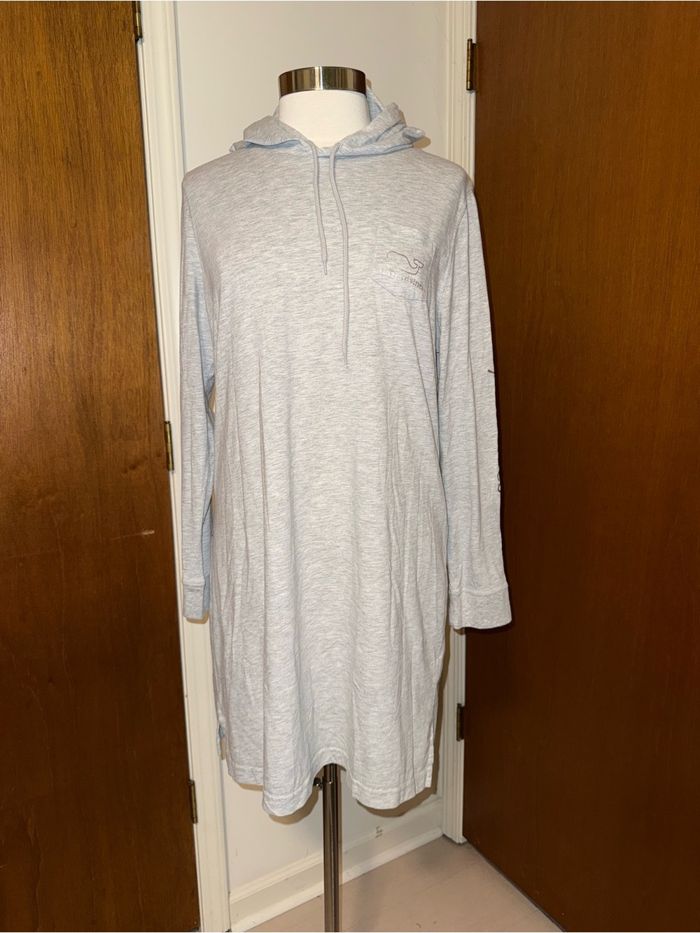 Vineyard Vines Light Gray Hooded coverup